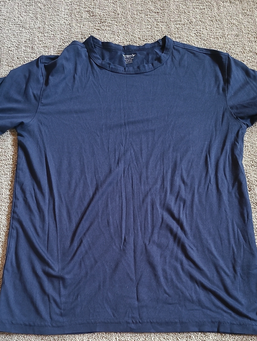 Old Navy Navy Short-Sleeve Crewneck Tee